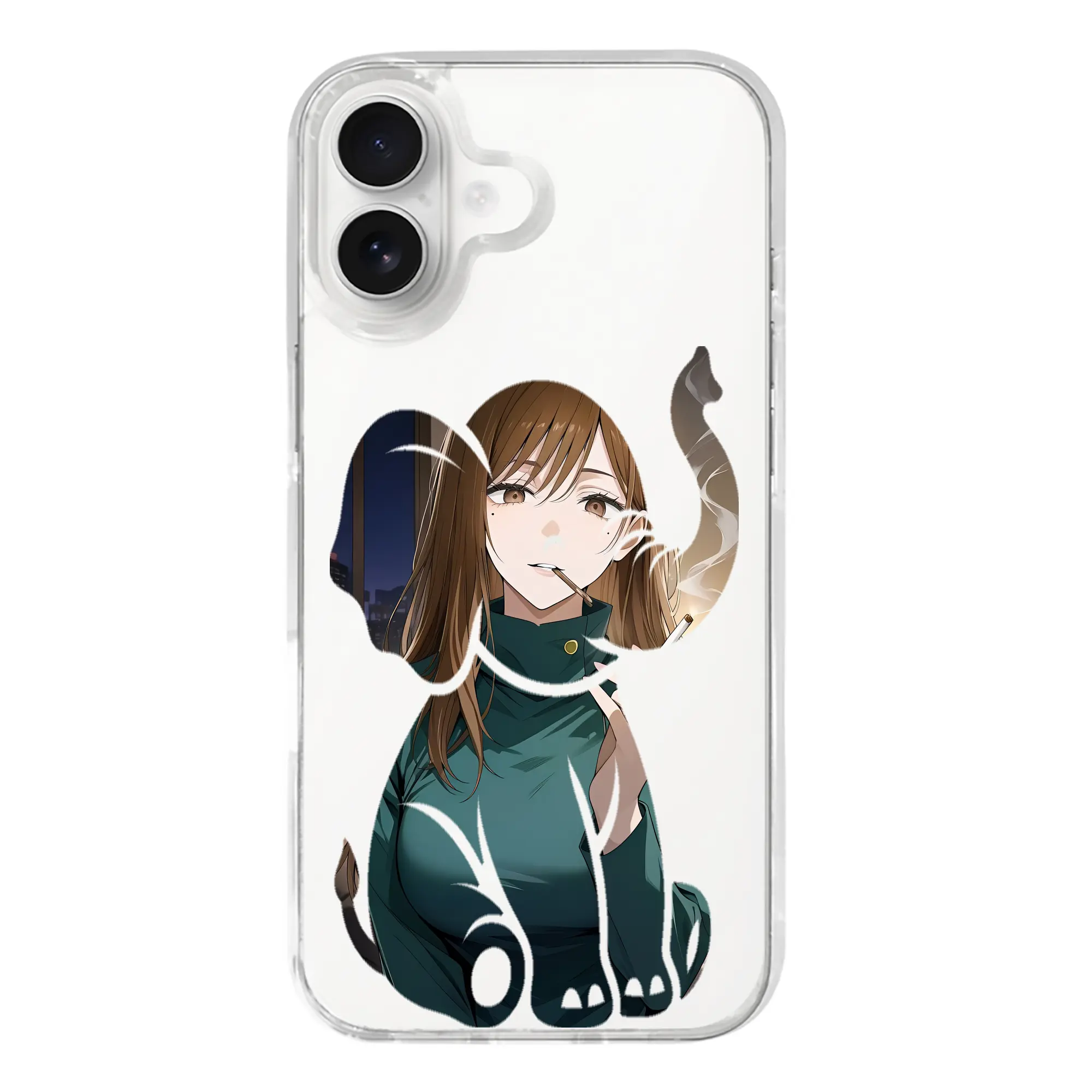 呪術廻戦 グッズ,家入 硝子 - iPhone 17シリーズ 透明スマホケース – 薄型・耐衝撃・精密フィット保護カバー